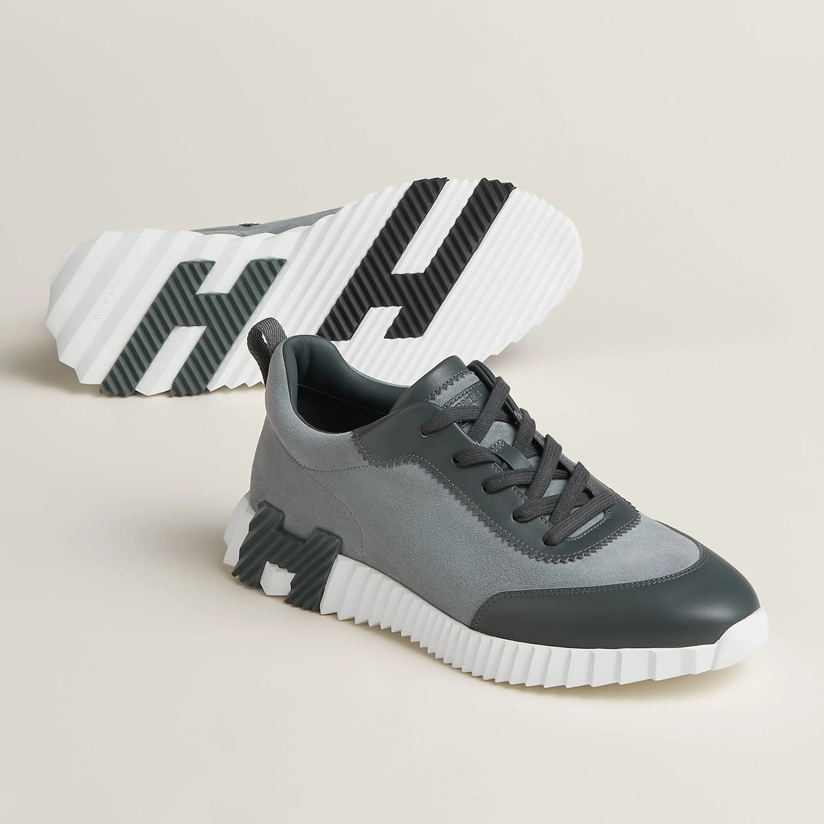 Sneakers hermes boucing grise