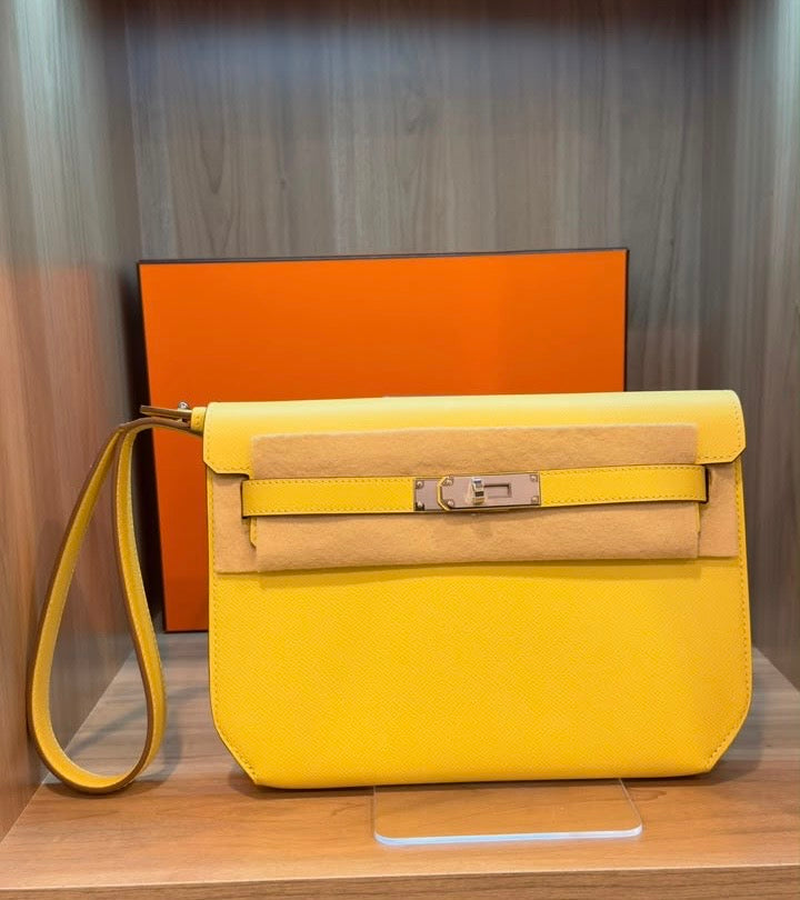 Pochette Kelly jaune full qualité