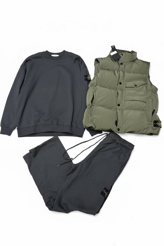 Ensemble stone island new model 3 pieces