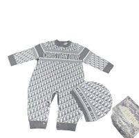 Set Dior baby + bonnet