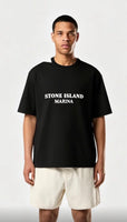 Tee shirt stone island noir et blanc