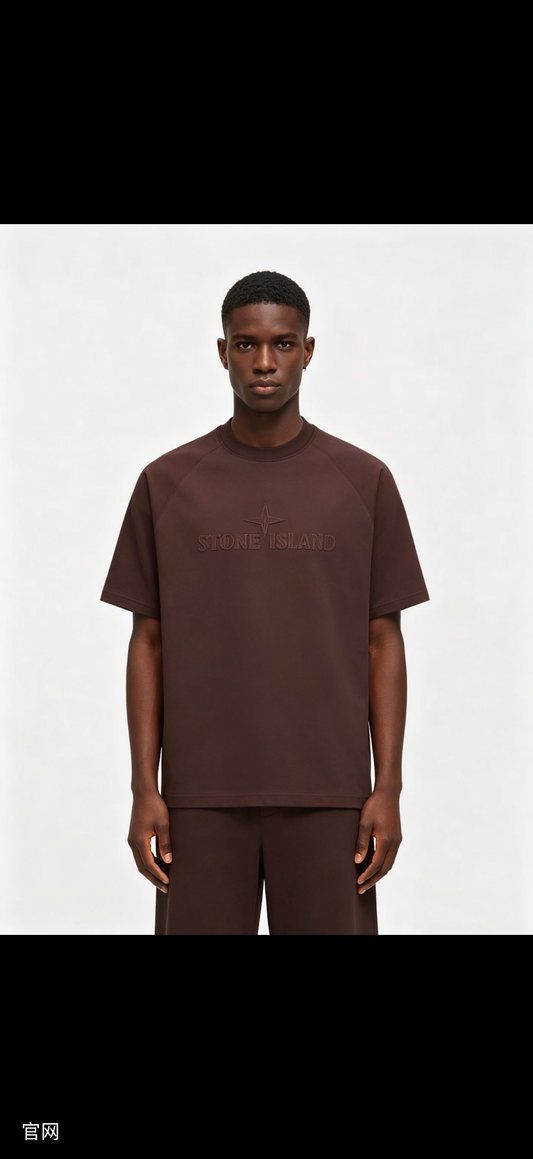 TEE shirt stone island marron