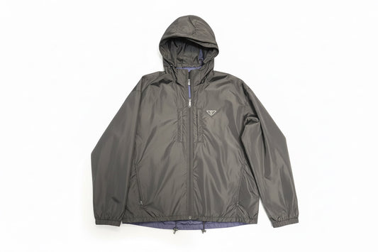 Veste prada réversible full qualité noir et bleu
