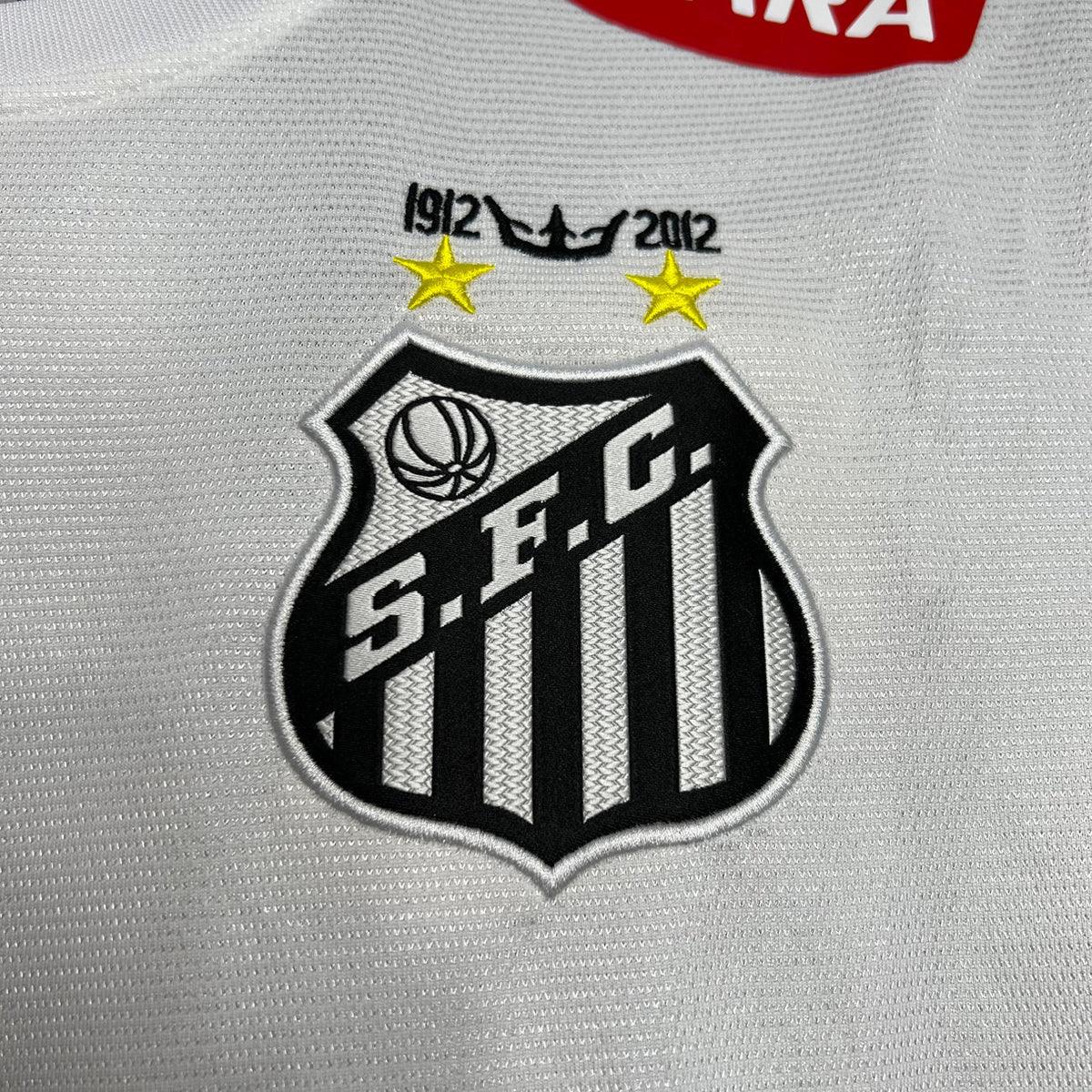 Maillot rétro Santos FC 2011-12 blanc - époque Neymar