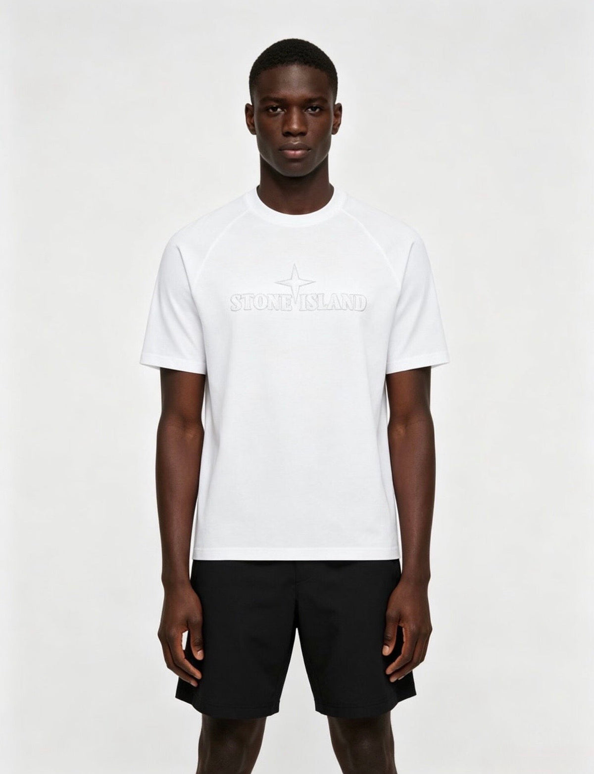 TEE shirt stone island blanc