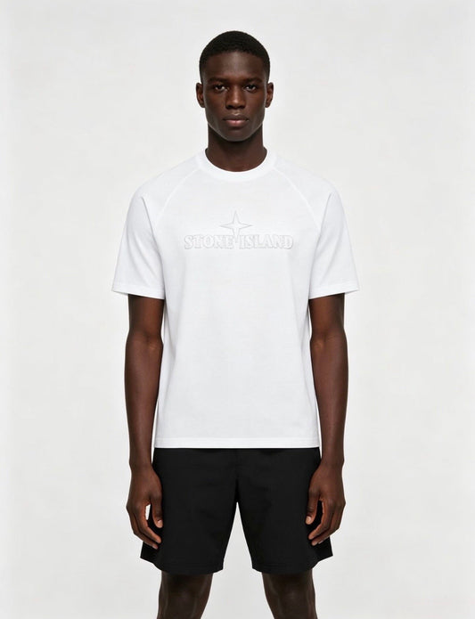 TEE shirt stone island blanc