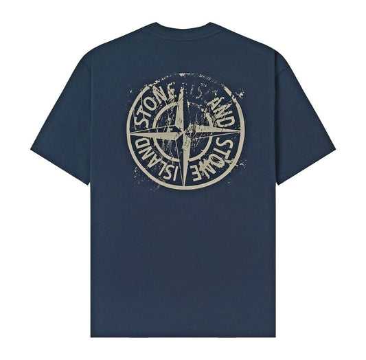 TEE shirt stone island bleu marine boussole