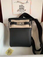 Sac bandoulière kelly full qualité noir