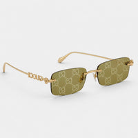 Lunettes de soleil rectangulaires