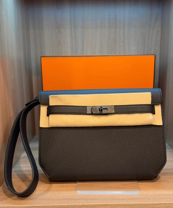 Pochette Kelly noir boucle noir full qualité