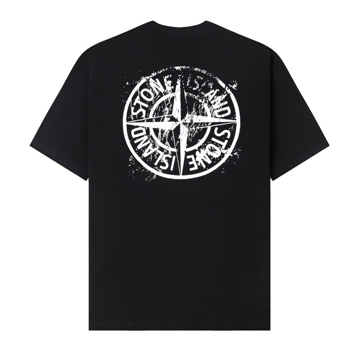 TEE shirt noir stone island a boussole
