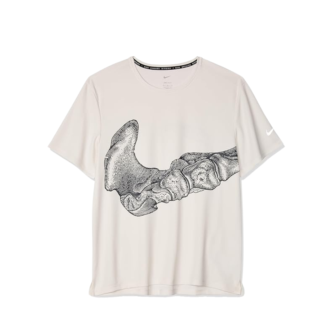 Run Division - T-shirt à imprimé graphique os - WHITE