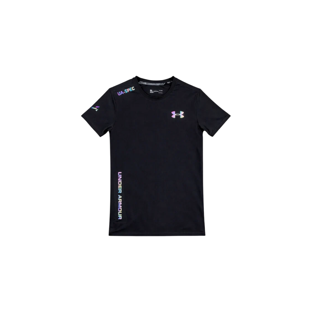 UA FLUO CONCEPT - T SHIRT -BLACK