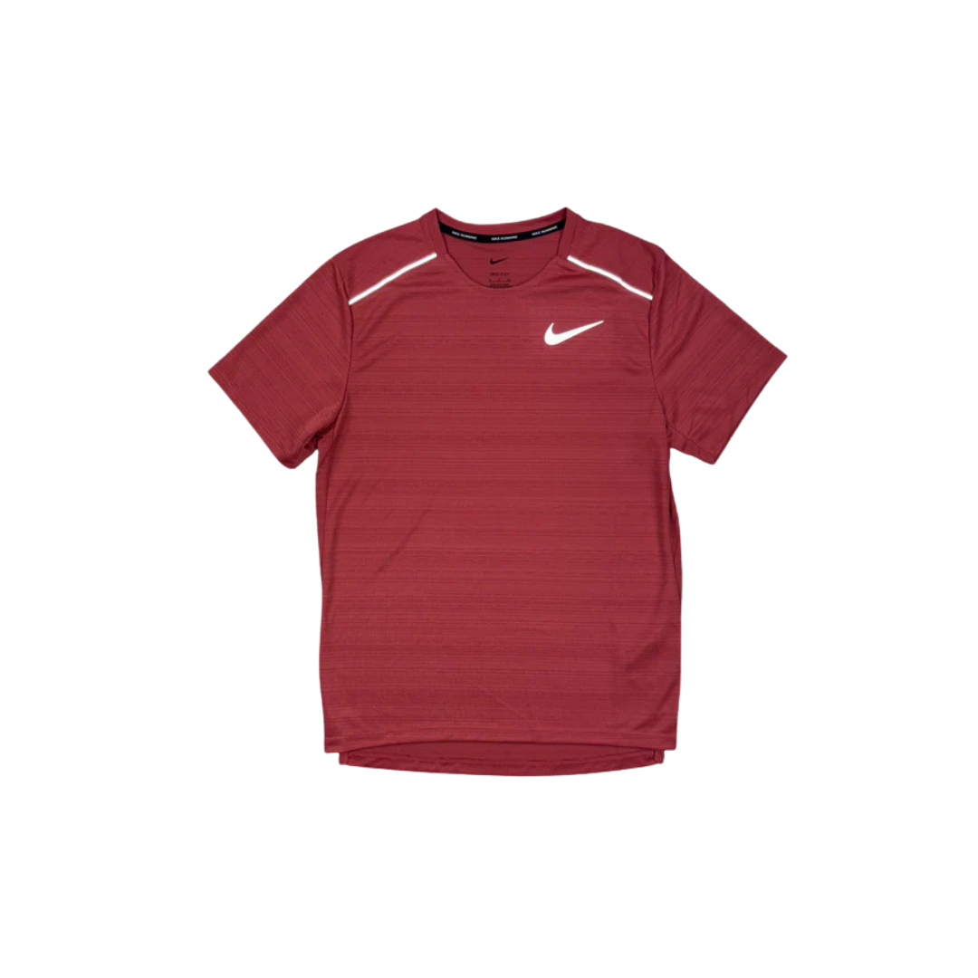 Nike Miler 1.0 T-Shirt - Adobe Red
