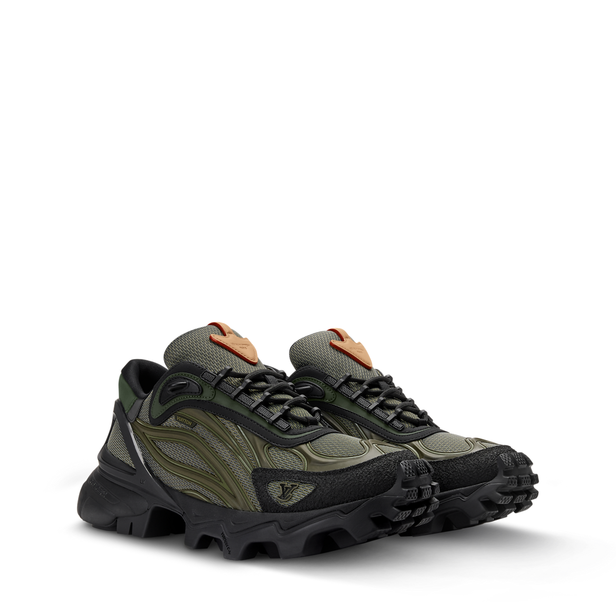 Sneakers lv kaki news model