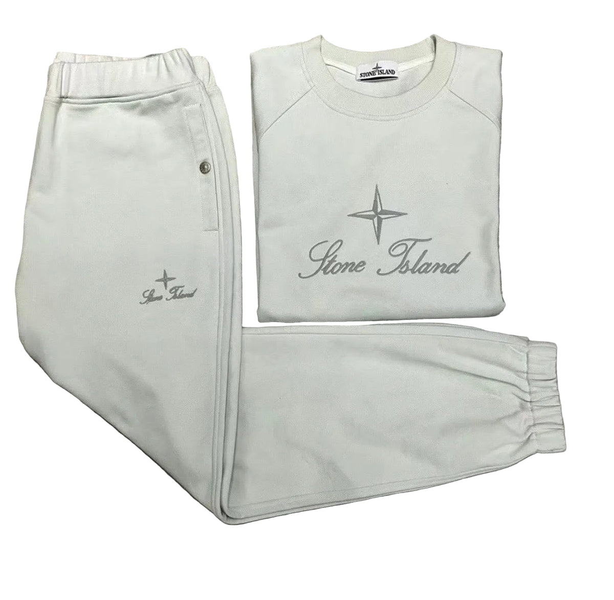 Survêtement stone island coton White