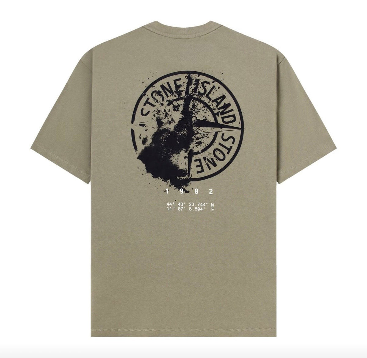 TEE shirt stone island beige boussole