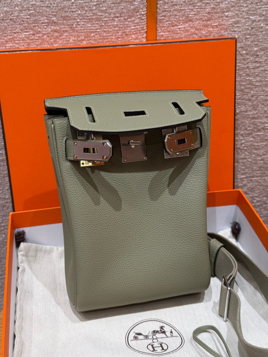 Sac bandoulière kelly full qualité kaki