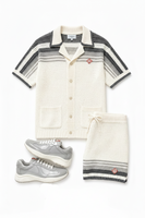Ensemble Casa x Prada gris