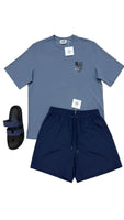 Ensemble Hermes bleu
