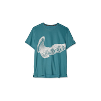 Run Division - T-shirt à imprimé graphique os - BLUE