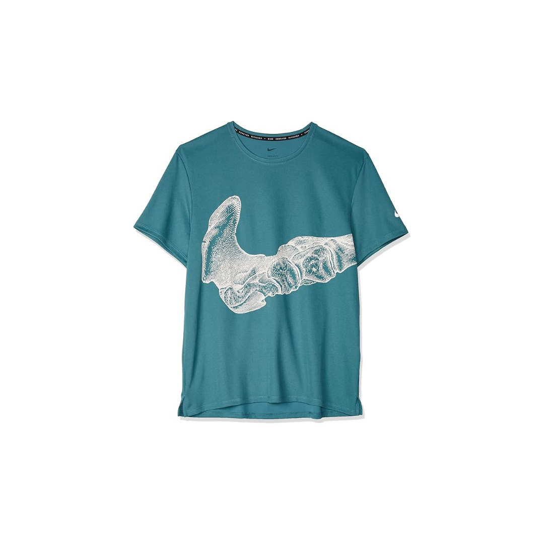 Run Division - T-shirt à imprimé graphique os - BLUE