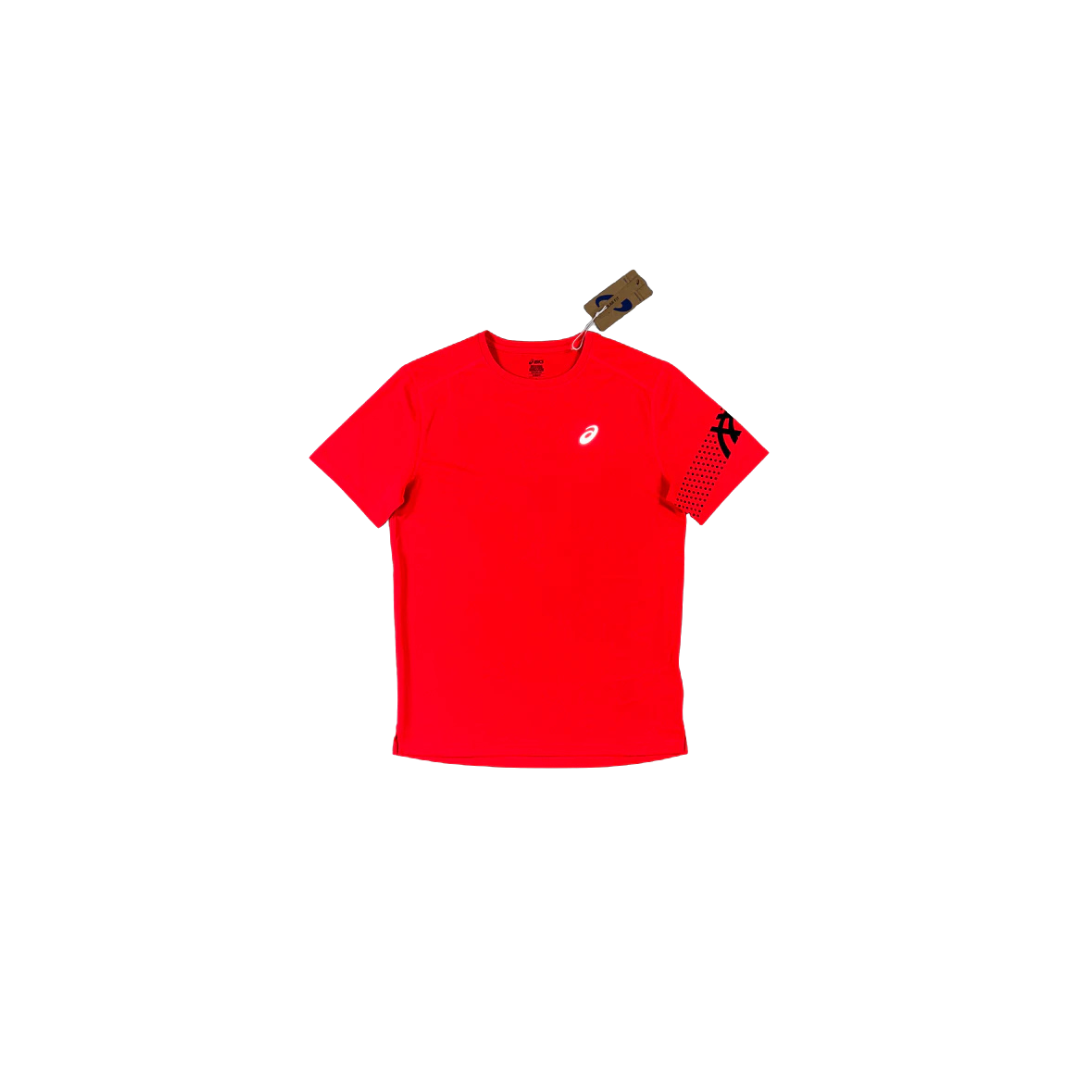 T-SHIRT Asics Icon -  Rouge cramoisi