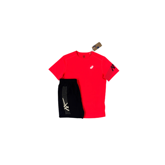 SET Asics Icon - Rouge cramoisi